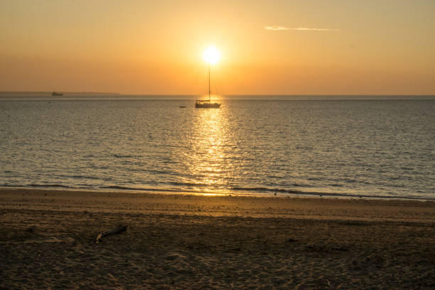 istock Beautiful sunset of Cullen bay 988939158