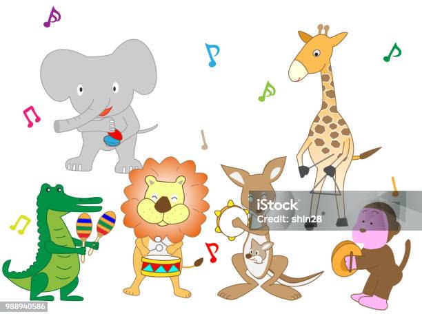 Animals Music Stock Illustration - Download Image Now - Animal, Arts  Culture and Entertainment, Boutique - iStock