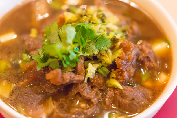istock Authentic spicy Chinese food, closeup 988962096