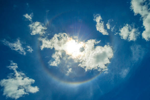 istock Rainbow of happiness, halo phenomenon 988965812