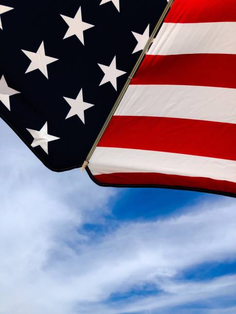 istock American Flag Beach Umbrella Bright Sky 988994908
