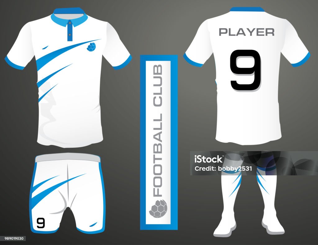 Set Jersey Sepak Bola Atau Template Perlengkapan Sepak Bola ...