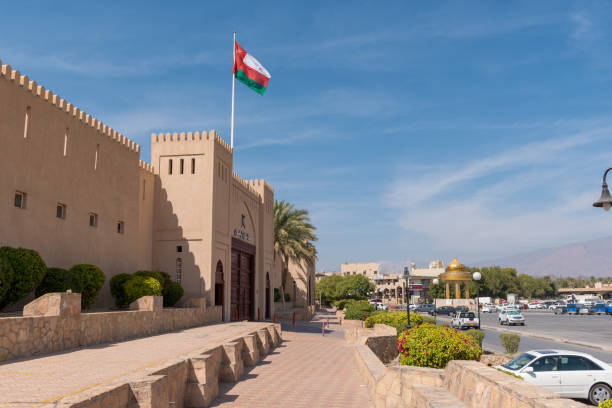 Nizwa Souq, Oman Exterior of Nizwa souq in western Oman oman photos stock pictures, royalty-free photos & images