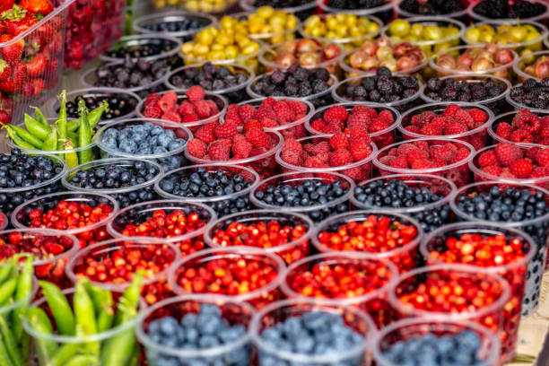 istock different varieties of berries on the market 989154664