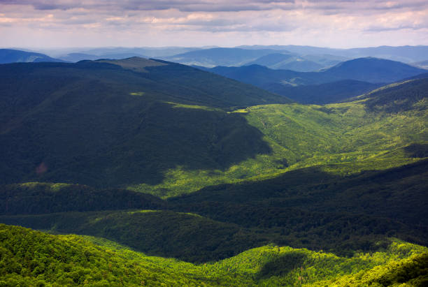 istock forested rolling hills of Carpathian mountains 989198828