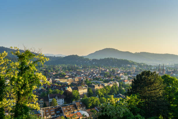 istock Germany, Warm evening sun light over Freiburg im Breisgau 989203908