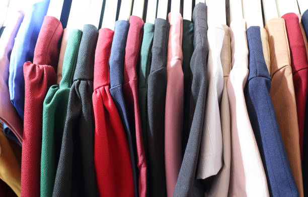 istock Clothes for sales,shopping 989219360