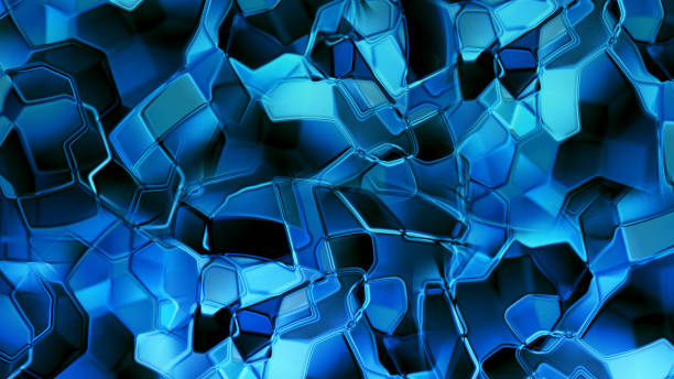 istock 3D rendering of a liquid metal texture with an elegant light reflex on the surface 989246922