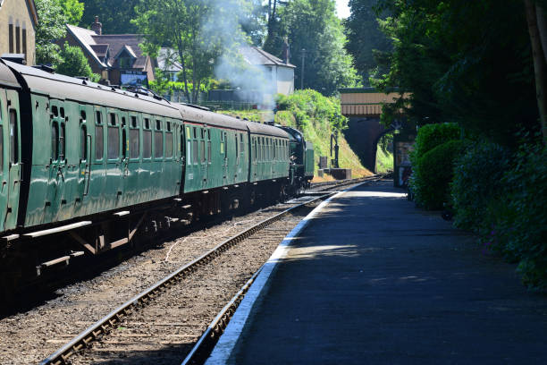 istock Steam passenger train waiting at a station in the UK 989262282
