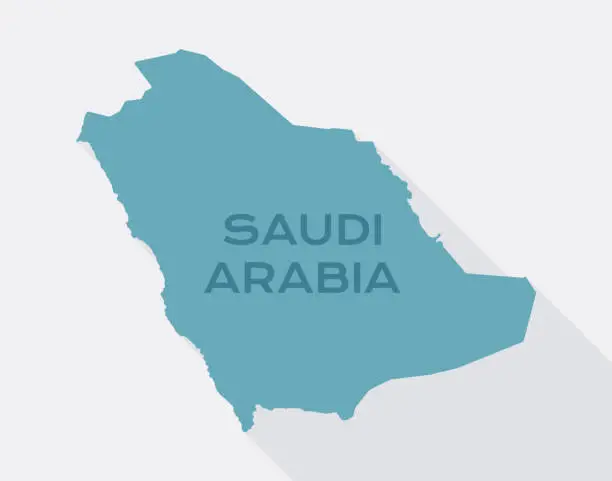 Vector illustration of Saudi Arabia