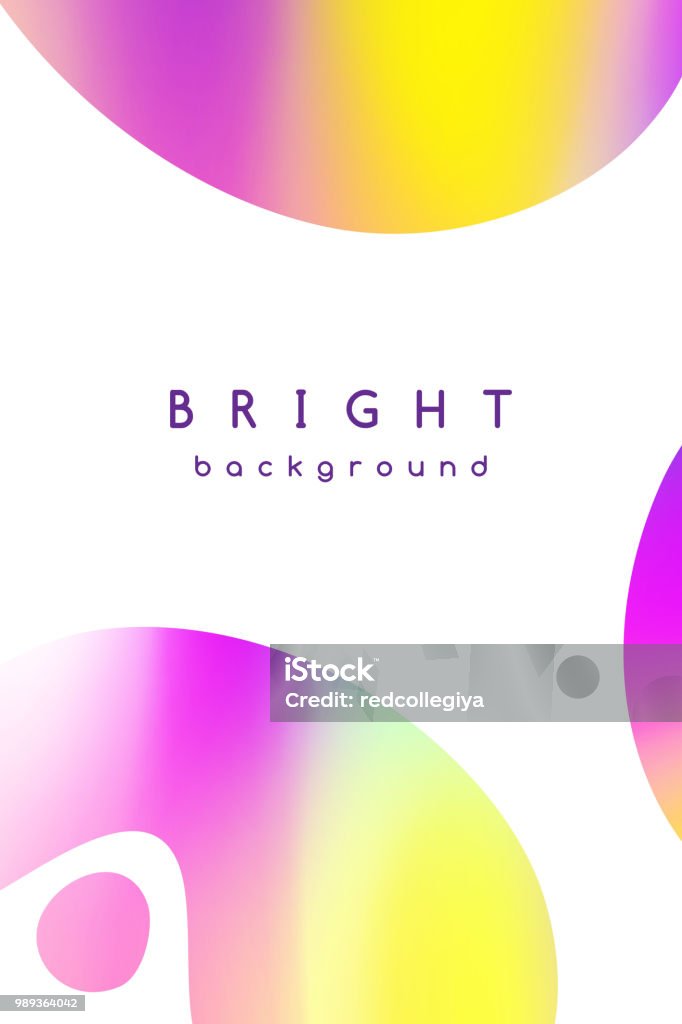 Background Boolet Booklet Cover Template Bright Blurred Background Stock Illustration ...