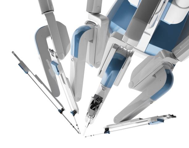 surgical robot - stock image - robotic surgery imagens e fotografias de stock