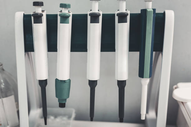 istock Close up of instruments for taking analyses 989374328