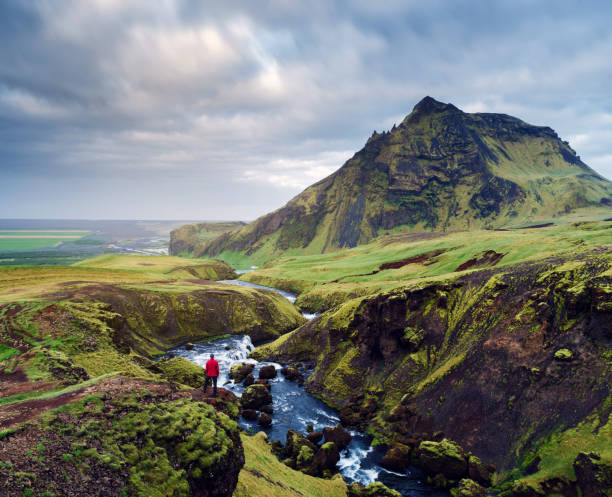istock Summer landscape with Skoga river, Iceland 989409934
