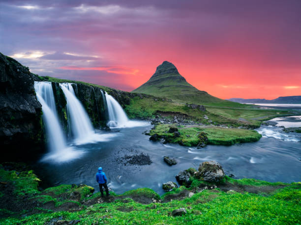 istock Kirkjufellsfoss - the most beautiful waterfall in Iceland 989409942