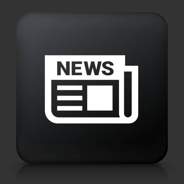 210+ Black Background Newspaper Stock Illustrations, Royalty-Free