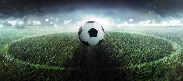 istock soccer is on the median line 989422724
