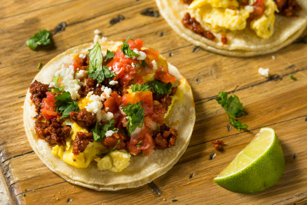 istock Homemade Chorizo Breakfast Tacos 989452026