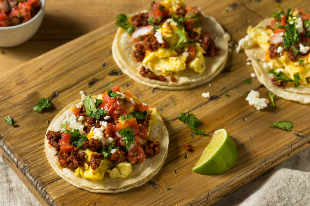 istock Homemade Chorizo Breakfast Tacos 989452182