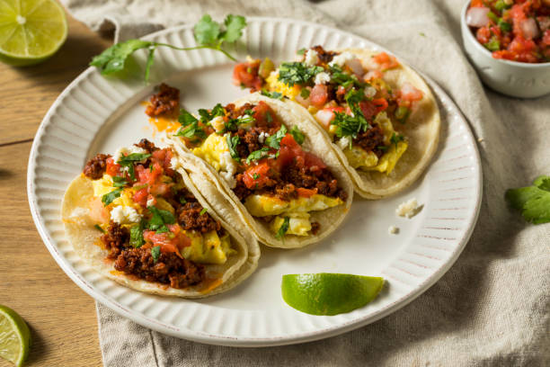 istock Homemade Chorizo Breakfast Tacos 989452440