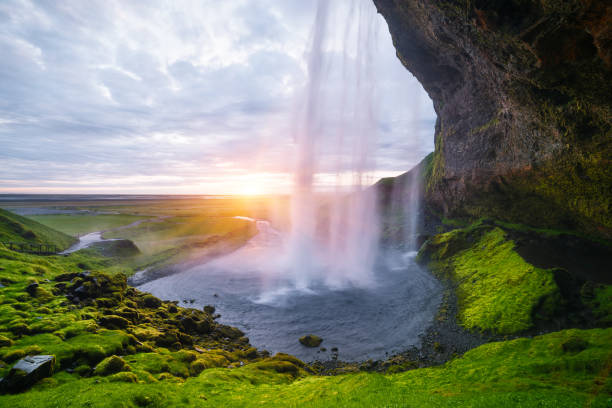istock Seljalandsfoss - beautiful waterfall in Iceland 989474462
