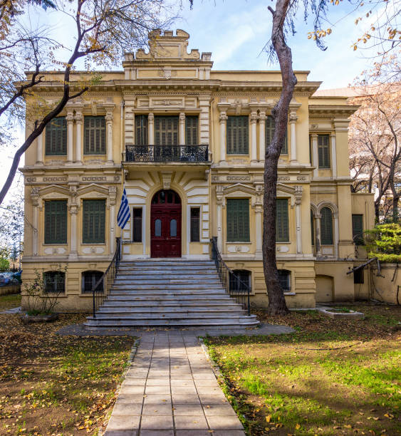 December 16th 2017 - Thessaloniki, Greece - Great old mansion in Thessaloniki, Greece