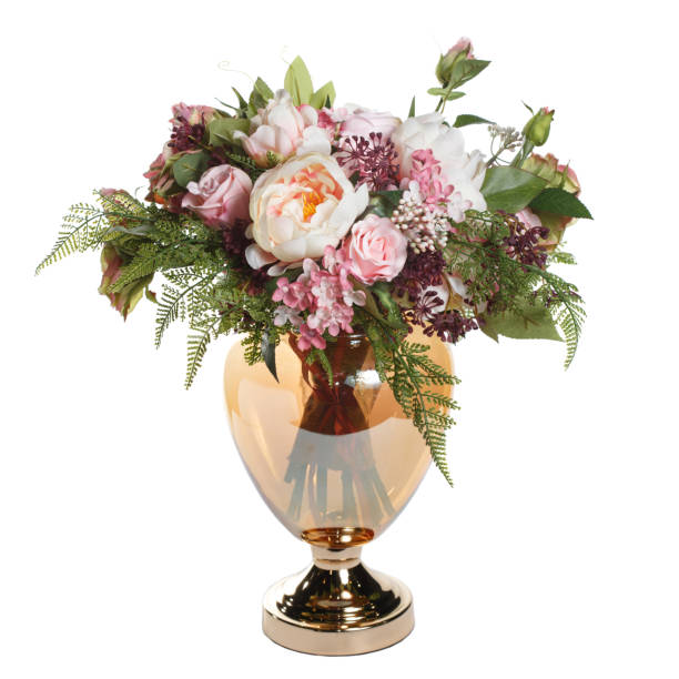 istock Beautiful bouquet in pastel colors isolated on white background. 989488712