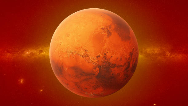 istock planet Mars, the forth planet from the Sun, planet in the Solar System 989497016