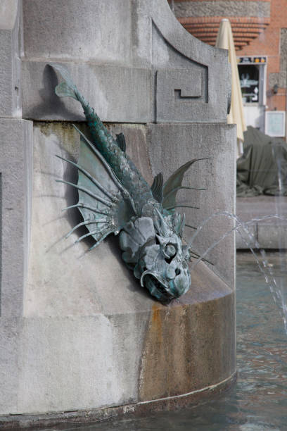 istock Caritas Well Fountain, Copenhagen 989521970
