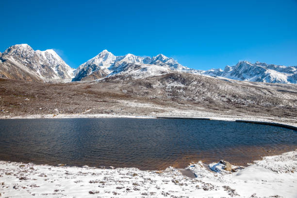 istock beautiful lake and snow 989542738