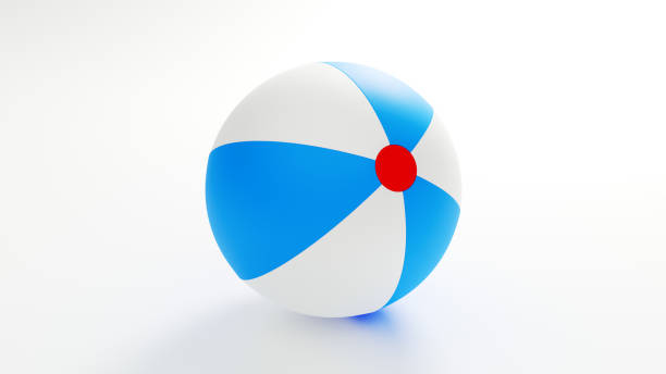 istock 3d render illustration of kids ball on the white background. 989564664