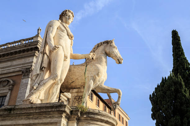 istock Dioscuri presso Piazza del Campidoglio 989569464