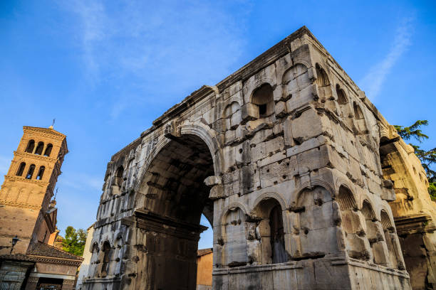 Arch of Janus in Rome, Italy