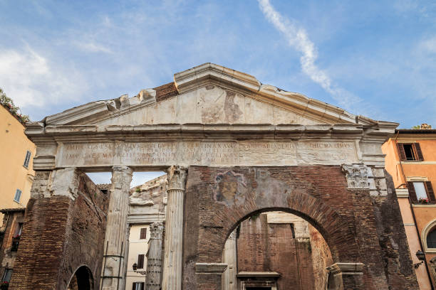 Porticus Octaviae in Rome Porticus Octaviae in Rome, Italy porticus stock pictures, royalty-free photos & images