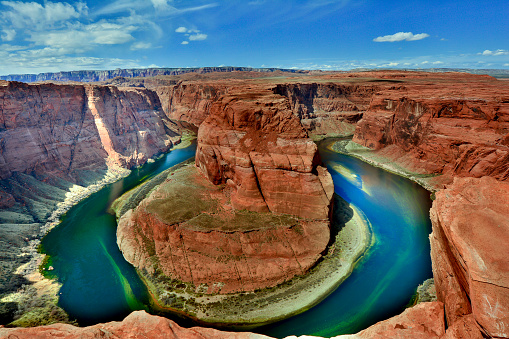 Beautiful colors at Horseshoe Bend, Page, Arizona