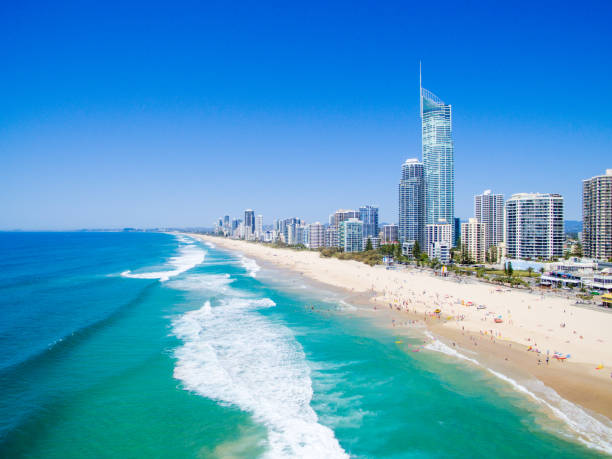 istock Surfers Paradise aerial image 989753174