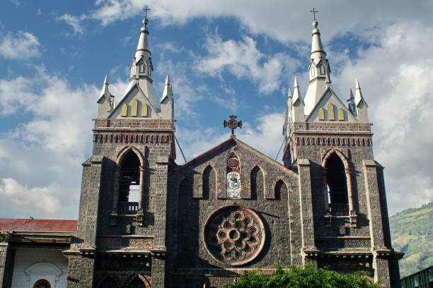 istock Main, colonial style church, on a square 989801102