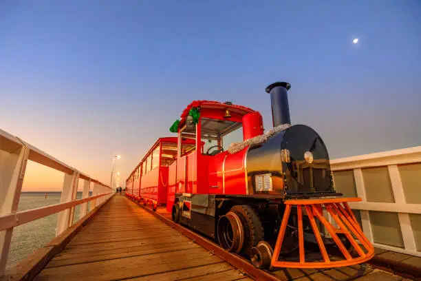 Photo of Busselton train night