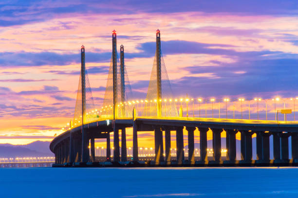 istock 2nd Penang Bridge view during dawn in George Town, Penang, Malaysia 989887632