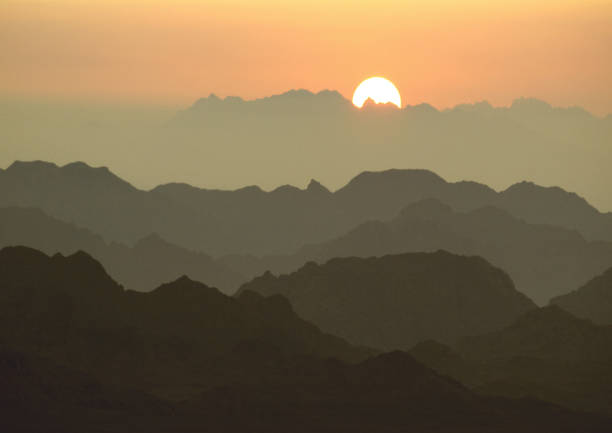 South Sinai, Desert, Mountain Ranges, Steep and Barren Mountains, Mountain Altitude up to 8652ft (2637m), Nature Landscape, Nature Experience