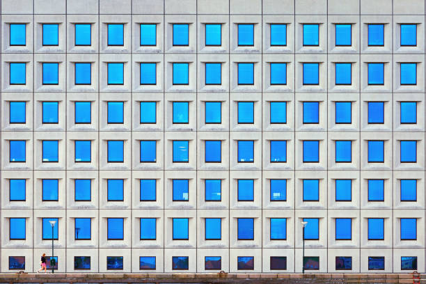 istock Many windows on facade of building. 989961314