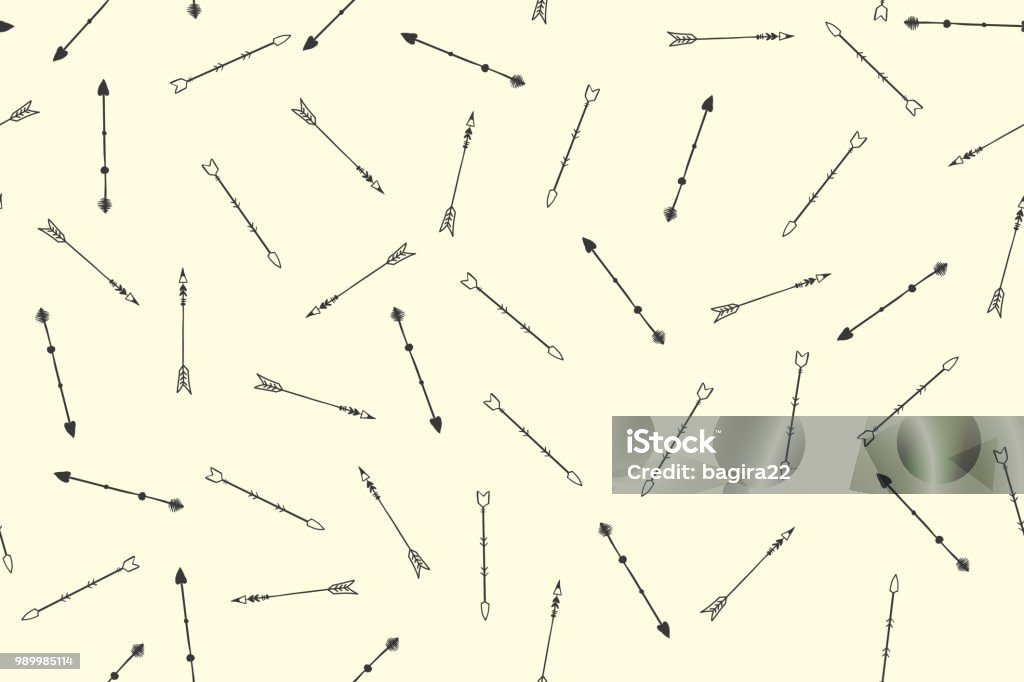 Arrow Texture Pattern Arrows Seamless Pattern Tribal Texture Stock Illustration - Download ...