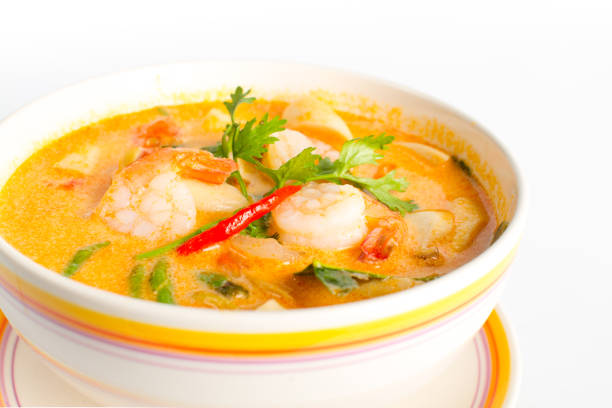 istock Thai traditional Sour prawn soup 990002700