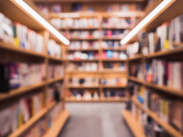 istock Blur Book shelf Bookshop Interior background 990019752