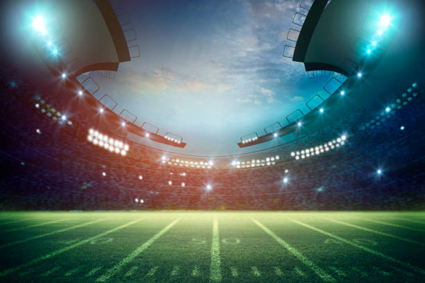 istock American Soccer Stadium 3d rendering. Mixed photos 990053414