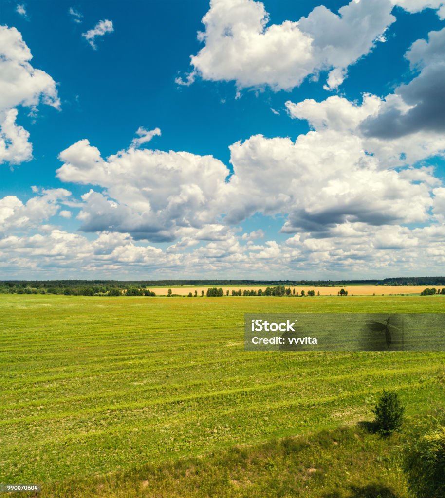 Nhìn Từ Trên Cao Của Những Cánh Đồng Ruộng Vùng Nông Thôn Trong ...