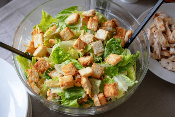 istock bowl of homemade cesar salad 990078216