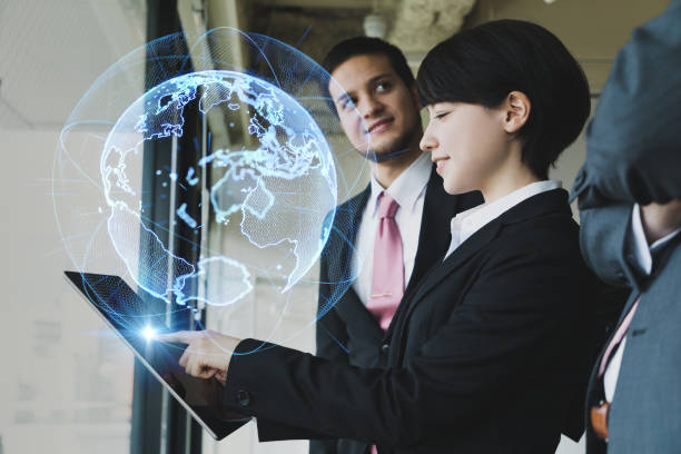 istock Global business concept. Teamwork of business. 990107108