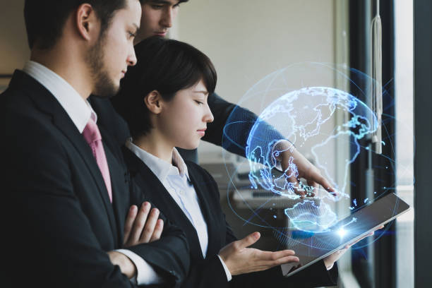 istock Global business concept. Teamwork of business. 990107130