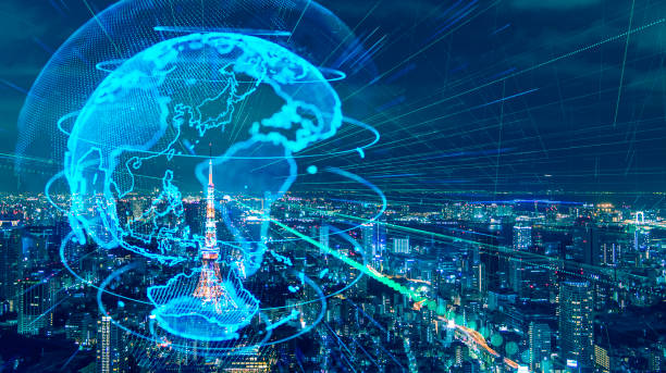 istock Smart city and global network concept. IoT(Internet of Things). ICT(Information Communication Technology). 990122460